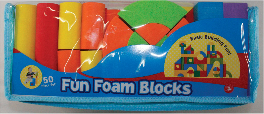 Fun Foam Blocks 50pc