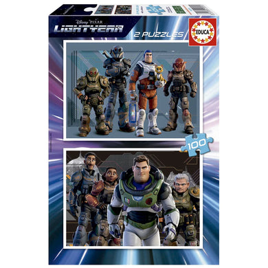 Puzzle 2 x 100pc Lightyear