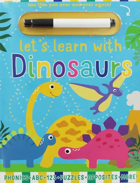 Let's Learn with Dinosaurs Wipe Clean