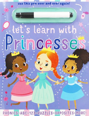 Let's Learn with Princesses Wipe Clean