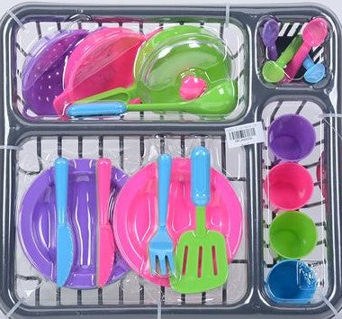 Drying Rack 27pc (pink, purple, green & blue)