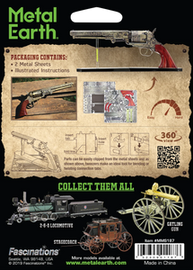 Puzzle 3D Wild West Revolver 63pc