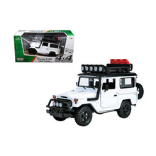 Load image into Gallery viewer, Toyota FJ40 Land Cruiser White (scale 1 : 24)