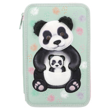 Load image into Gallery viewer, Top Model Triple Filled Pencil Case - Panda