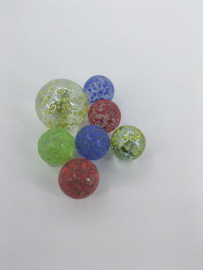 Glass Marbles - Stardust (20xSml; 1xLrg)