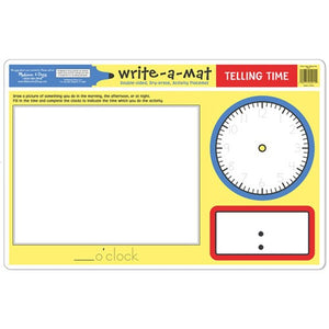 Telling Time Write A Mat