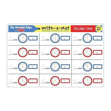 Telling Time Write A Mat