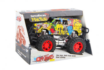 Off Road Friction Graffiti Painted Jeep (Super Racing)