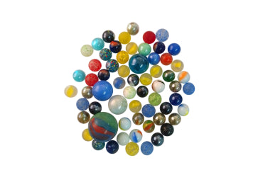 Glass Marbles - Assorted 500g