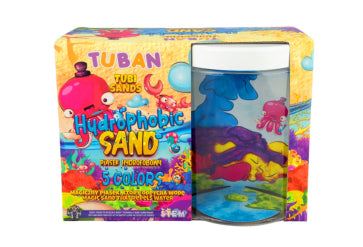 Hydrophobic Sand Set - 5 x Colours with Aquarium (Tuban)