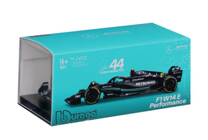 Mercedes AMG F1 W14 2023 #44 with Hat (scale 1 : 43)