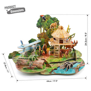 Puzzle 3D Amazon Rain Forest 67pc (National Geographic)