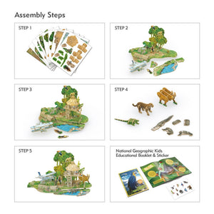 Puzzle 3D Amazon Rain Forest 67pc (National Geographic)