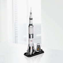 Load image into Gallery viewer, Puzzle 3D NASA Apollo Saturn V Rocket 136pc