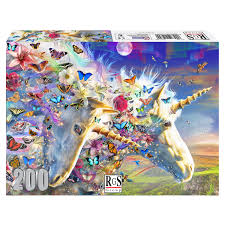 Puzzle 200pc Unicorns