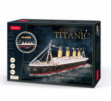 Load image into Gallery viewer, Puzzle 3D Titanic with LED Unit 266pc