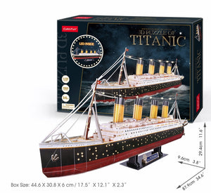 Puzzle 3D Titanic with LED Unit 266pc