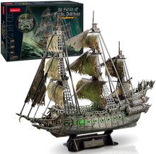 Load image into Gallery viewer, Puzzle 3D Flying Dutchman with LED Unit 360pc