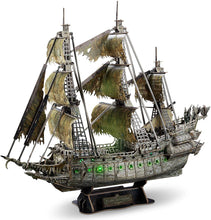 Load image into Gallery viewer, Puzzle 3D Flying Dutchman with LED Unit 360pc