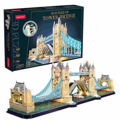 Puzzle 3D Tower Bridge with LED Unit 222pc