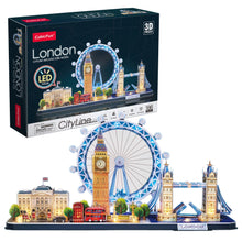 Load image into Gallery viewer, Puzzle 3D London City Line with LED Unit 186pc