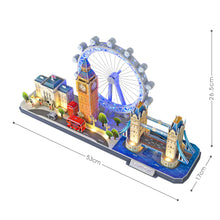 Load image into Gallery viewer, Puzzle 3D London City Line with LED Unit 186pc