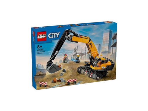 60420 Yellow Construction Excavator City