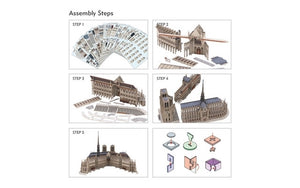 Puzzle 3D Notre Dame de Paris (France) 293pc