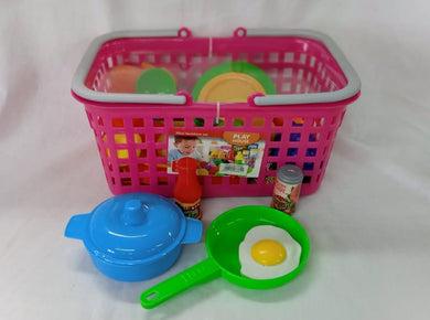 Picnic Basket (Blue/Pink)