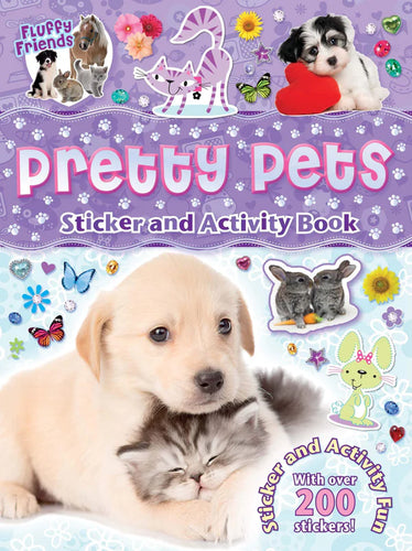 Stickers and Activities Fluffy Friends - Pretty Pets