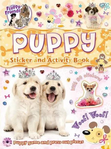 Sticker and Activity Fluffy Friends - Puppy