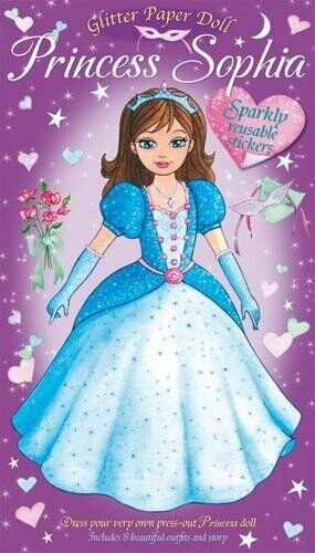 Glitter Paper Doll Princess Sophia