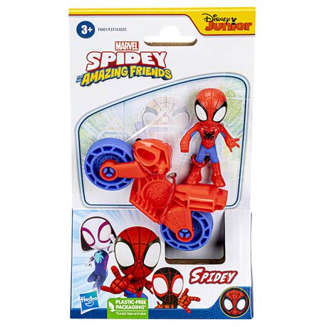 Spidey & Amazing Friends - Bike & Spiderman Figurine