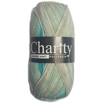 Charity Wool Double Knit Kiwi Salad Print 5 x 100g