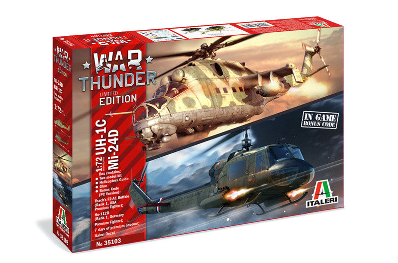 UH-1C & Mi-24D War Thunder (scale 1 : 72)