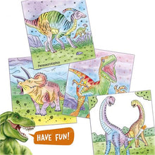 Load image into Gallery viewer, Dino World Water Colouring Book with Magic Brush