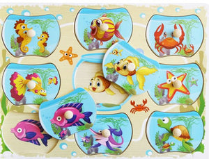 Fish Bowl Peg Puzzle