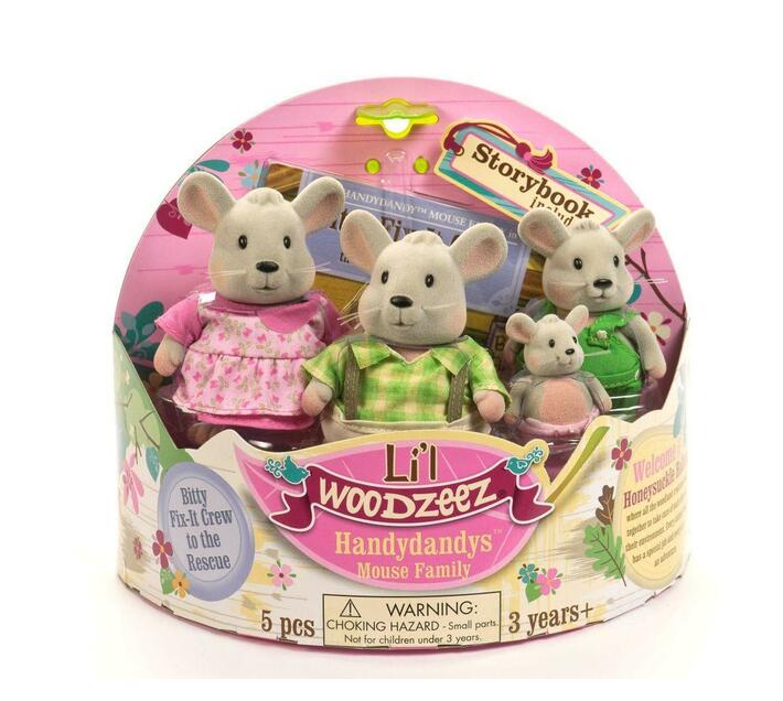 Li'l Woodzeez Mouse Family