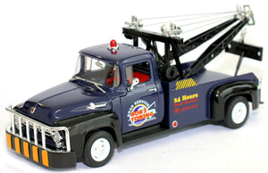 Ford F100 Pick Up Tow Truck Blue 1956 (scale 1:18)