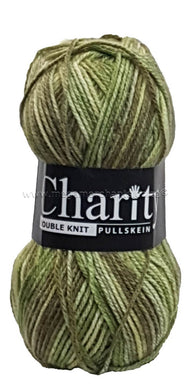 Charity Wool Double Knit Sedge Green Print 5 x 100g