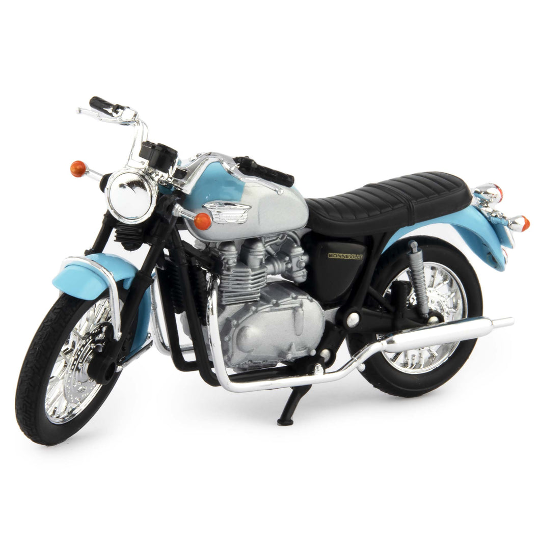 Triumph Bonneville Blue/Silver 2002 (scale 1 : 18)