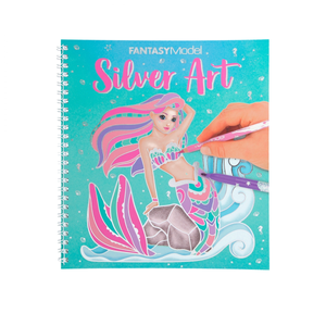 Fantasy Model Colouring Book - Silver Art