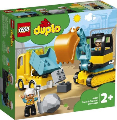 10931 Truck & Tracked Excavator Duplo