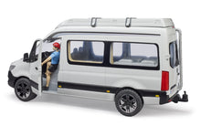 Load image into Gallery viewer, Mercedes Benz Sprinter Camper with Figure Bruder