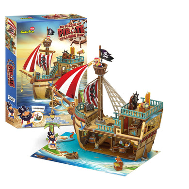 Pirate Treasure Ship 157pc (Cubic Fun Kids)