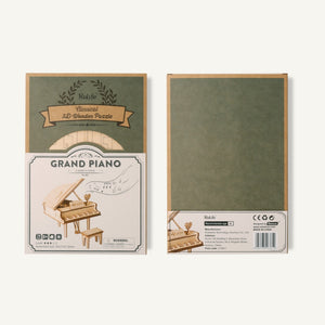 Puzzle 3D Grand Piano (Wooden)